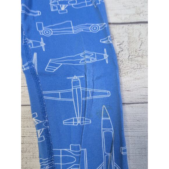 5 Hanna Andersson Blueprint Long John Pajamas - Picture 8 of 9